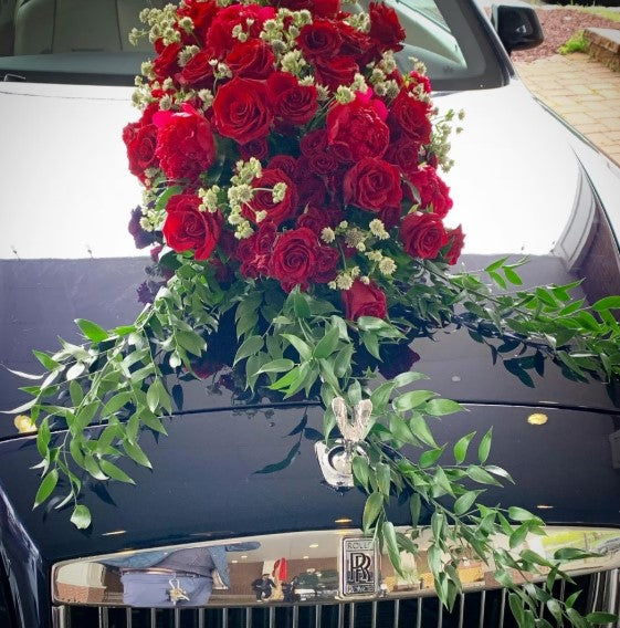 Wedding Car Floral Decoration
