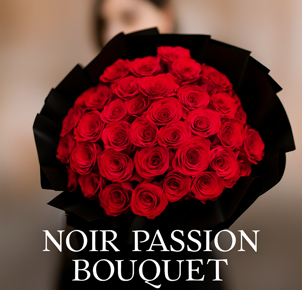 100 Roses - Noir Passion Bouquet