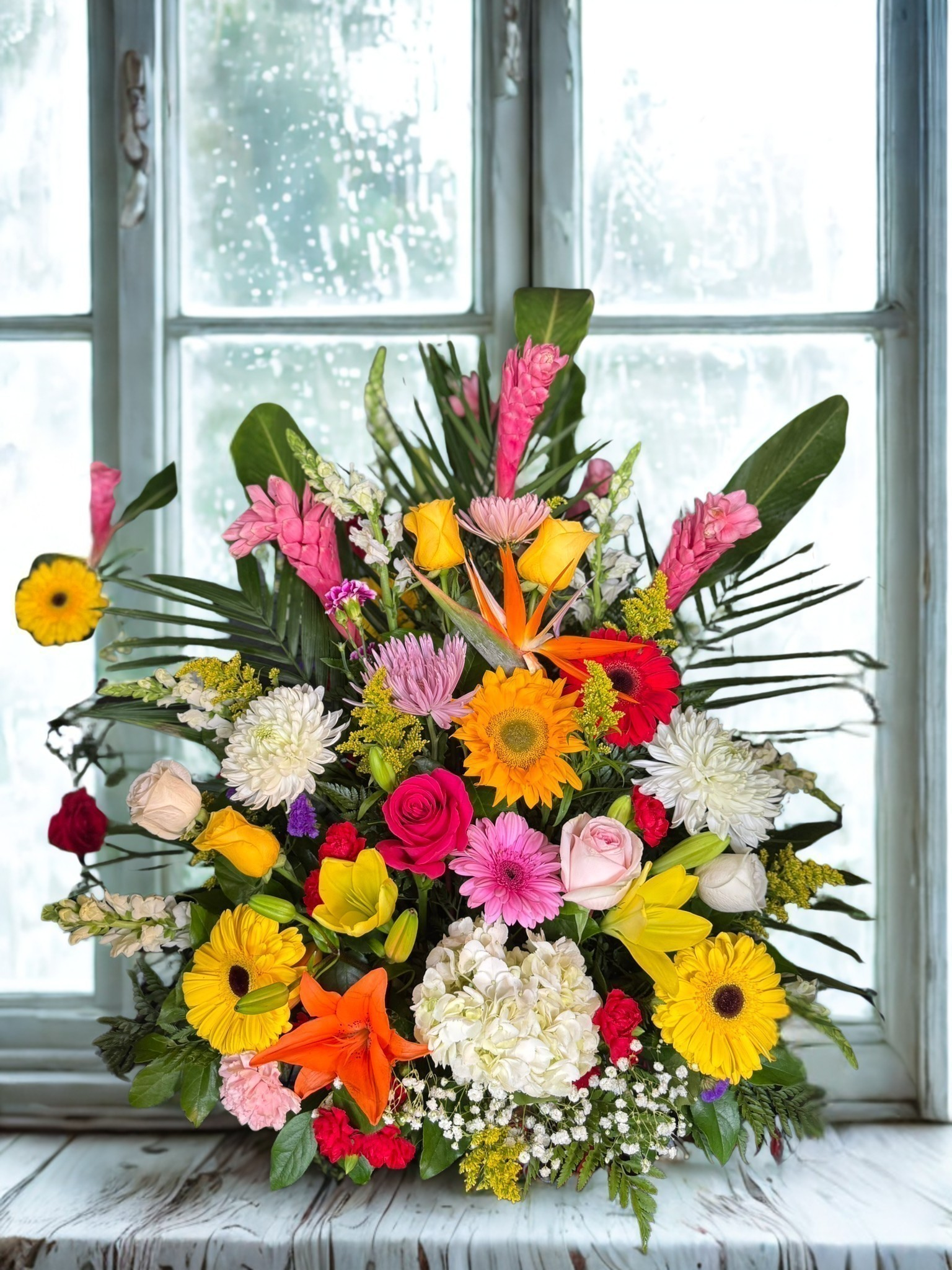 Tropical Bliss Basket Arrangement