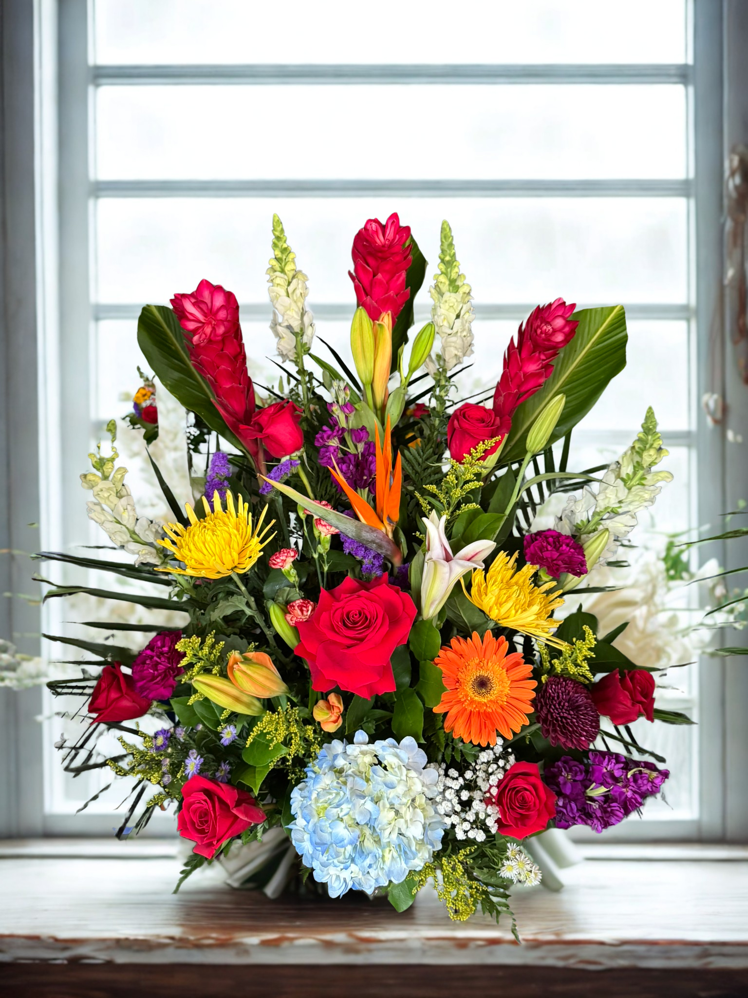 Tropical Bliss Basket Arrangement