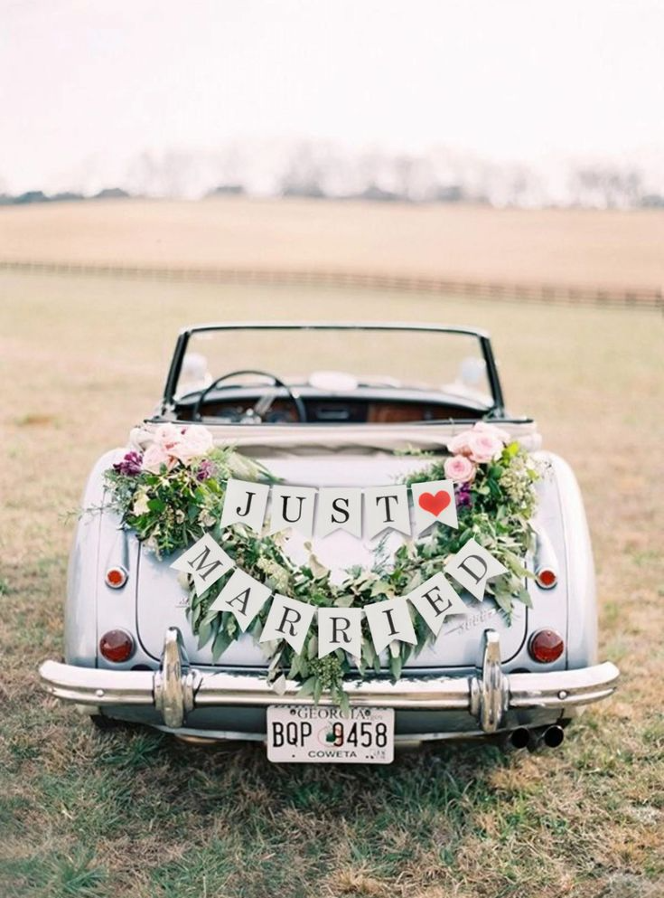 Wedding Car Floral Decoration