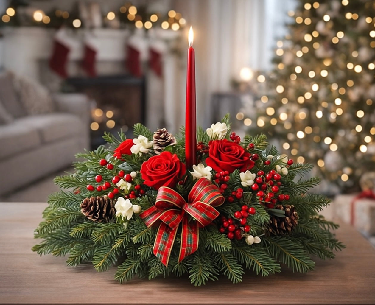 Pre-Order : Classic Christmas Centerpiece