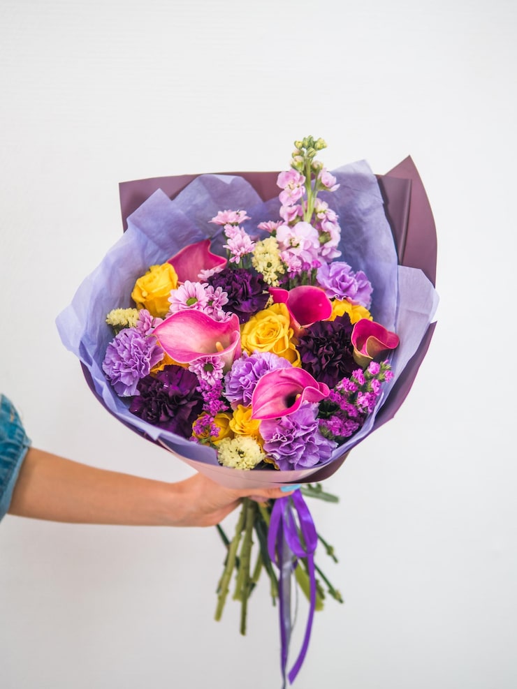 Violet Sunrise Bouquet