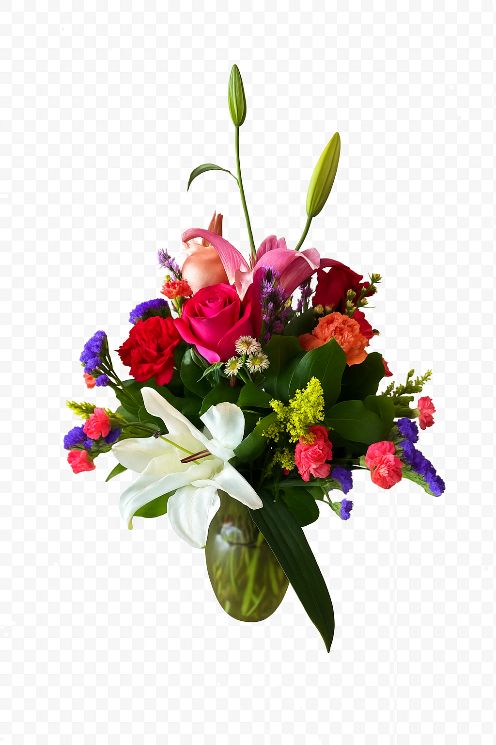 Vibrant Mixed Vase Arrangement