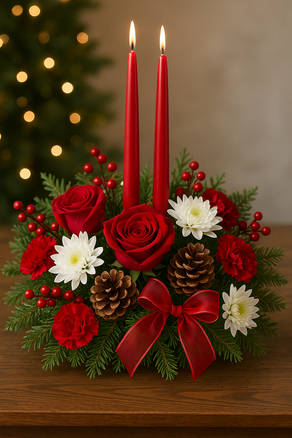 Pre-Order : Classic Christmas Centerpiece