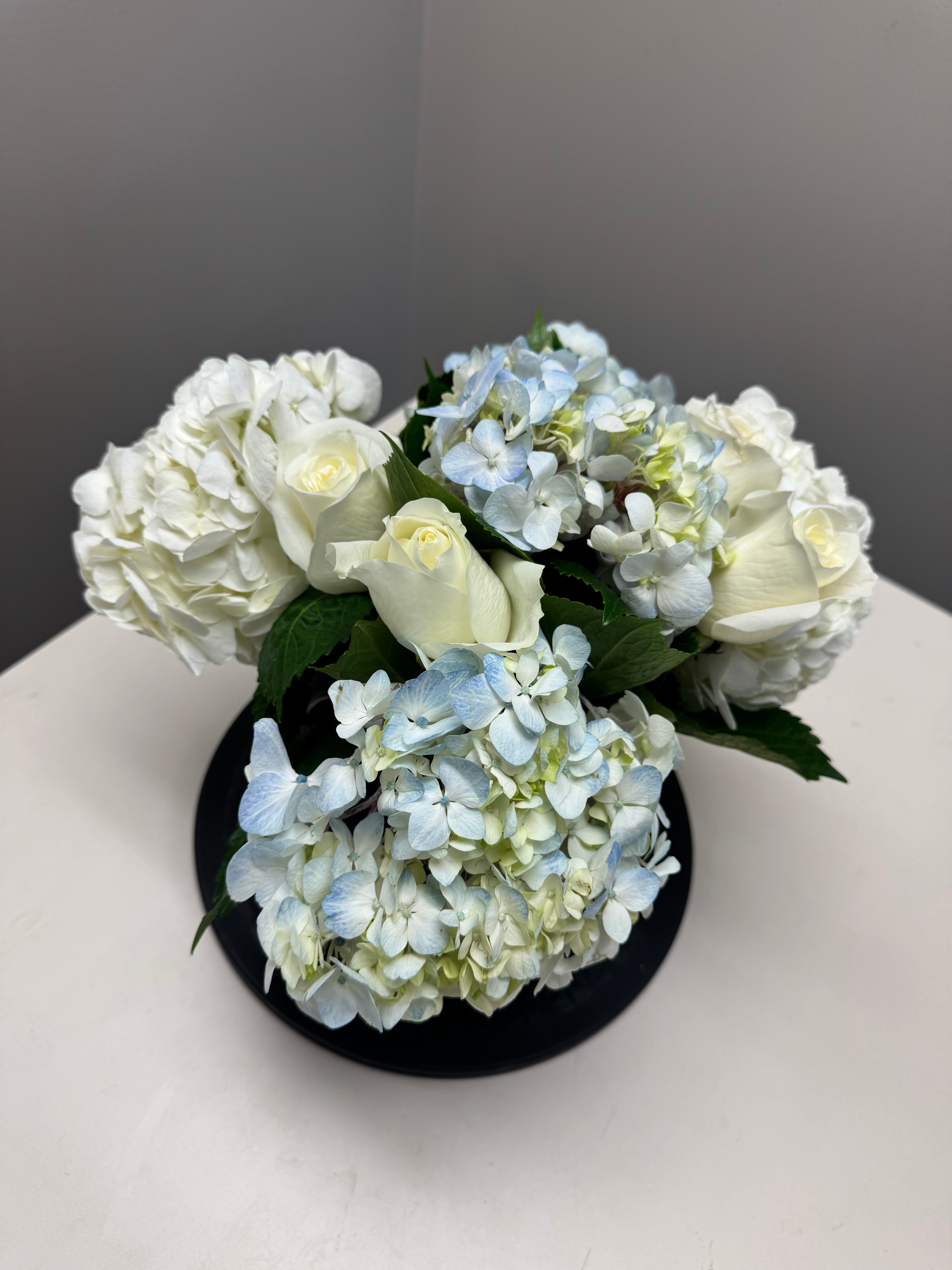 Simply Elegant Vase - Hydrangeas